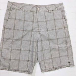 Tan Plaid Shorts